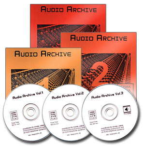 3 CD Bundle "Audio Archive Vol. 1-3"