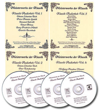 4 CD Bundle "Klassik Audiothek Vol. 1-4"