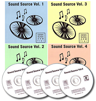 4 CD Bundle "Sound Source Vol. 1-4"