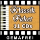 11 CD Klassik Paket - Gemafreie Musik